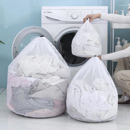 Laundry Bags TClothes Bag Bra Drawstring Mesh Foldable Underwear Care Socks 3 Accessories Household Sizes