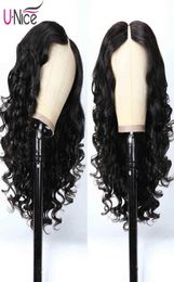 2022 adultshop UNice Hair Body Wave V Part Wig Human Brazilian s Thin Shape Glueless Minimal Leave Out9451580