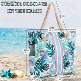 Other Bags Clutch Bags Extra Large Canvas Beach Bag With Zipper Pockets Travel Pool Swim Beach Vacation Shoulder Bag Large Capacity Tote Bag