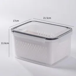 Storage Bottles Refrigerator Box Container Fresh-Keeping Food Coarse Grains Brown Rice Packing Microwave Oven Special Lunch