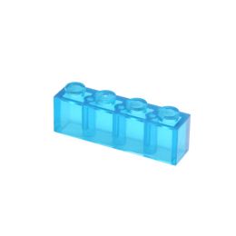 DIY Classic Building Blocks Parts Transparent Blue Clear Figures Bricks Educational Creative Toys for Children 1x1 1x2 2x2 2x4