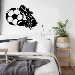 1 pc hot sale Football Of Soccer Wall Sticker For Kids Room Decor Boys Children Room Decor Vinyl Decal Removable Mural Decals