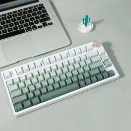 Accessories 1 Set Seaweed Key Caps PBT Backlit Keycaps 2K Injection OEM Profile Keycap For Customized Keyboard 68 84 87 104 MX1.0 6.0 8.0
