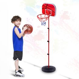 Basketball Hoop with Ball and Pump Portable Basketball Hoop Adjustable Basketball System Indoor Outdoor Play for Kids