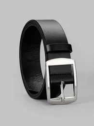 Belts Men's Work Business Dress Casual Versatile Fashionable Pu Leather Belt With Single Prong Buckle Fashion & Classic Designs