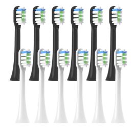 12PCS Replacement Brush Heads For SOOCAS X3/X3U/X5 Sonic Electric Toothbrush DuPont Soft Suitable Vacuum Bristle Nozzles