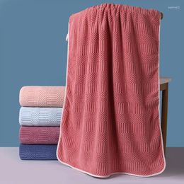 Towel Pineapple Plaid Coral Fleece Thickened Soft Absorbent Beach Towels Quick-drying 70x140cm
