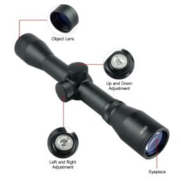 4x32 1.5-5x32IR 2-6X32AOE Metal Crossbow Short Rifle Scopes Optical Reflex Telescope Hunting Hologram Sight Tactical Accessory