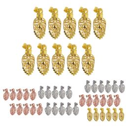 10x Brass Necklace Pendant Pinch Bails Clasp Clips for Jewellery Making Craft