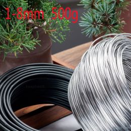 Supports 1mm8mm Bonsai Tools Metal Bonsai Wire Modelling Aluminium Wire Orchard And Garden Tools Plant Shape DIY 500G/Roll