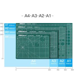 A4/A3/A2/A1 Oversize Double-sided Cutting Mat Cutting Board Table Mat Cutting Backing Plate Desktop Office Manual Supplies