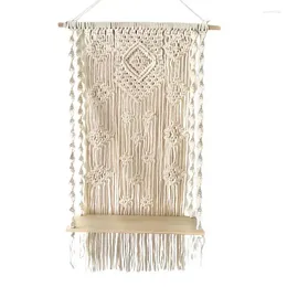 Tapestries Plant Hanging Shelf Hangers For Small Plants Handwoven Boho Rope Flower Pot Holder Bedroom Living Room Home Decor