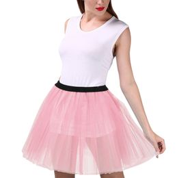 Women'S Candy Colour Multicolor Skirt Support Half Body Puff Petticoat Petite Skirts for Women Poodle Skirts for Women 50s