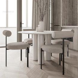 Modern Designer Dining Chairs Custom Velvet Back Chairs for Dining Room Furniture Restaurant Dining Room Chair Ins Bedroom Chair