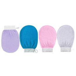 2024 New Exfoliating Glove Mitt, Exfoliating Body Scrubber for Shower Bath, Moroccan Body Scrub Gloves for Dead Skin Remover