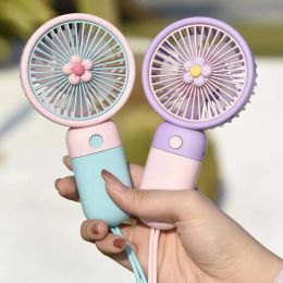 Summer USB Mini Wind Power Handheld Fan Convenient And Ultra-quiet Fan High Quality Portable Student Office Cute Cooling Fans