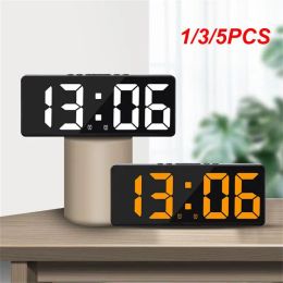 1/3/5PCS Digital Alarm desk Clock for A Bedroom LED Clock with Temperature Electronic Table Date Display with Large Screen Home