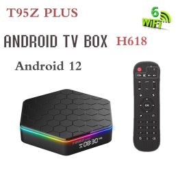 Box T95Z Plus Smart Android 12 TV Box Allwinner H618 2.4G 5G Wifi6 BT5.0 Set Top Box 4GB 32G64G HDR10 USB3.0 4K Media Player 2022