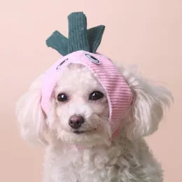 Dog Apparel Chic Hat Bright Color Decorative Plush Puppy Party Cosplay Head Accessory