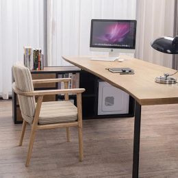 Executive Writing Desk Laptop Stand Corner Standing Office Desks Gadgets Wall Mounted Tavolo Scrivania Ufficio Wood Furniture