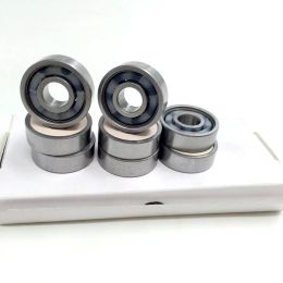 8pc Famous Ceramic Bearing 608 Si3n4 Ball Skating Cruiser Downhill Skateboard Longboard Double Rocker Scooter Wheel Bearings 608