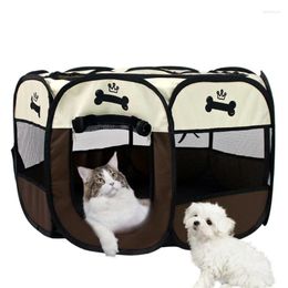 Cat Carriers Dog House Outdoor Playpen Puppy Anti-Bite Fence Foldable Small Medium Tent
