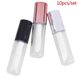 10PCS 1.2/1.5ml Empty Transparent PE Lip Gloss Tubes Plastic Lip Balm Tube Lipstick Mini Sample Cosmetic Container