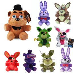 18cm FNAF Plush Toys Doll Game Animals Bear Rabbit Foxy Plush Doll Soft Stuffed Toys for Children Kids Birthday Gifts