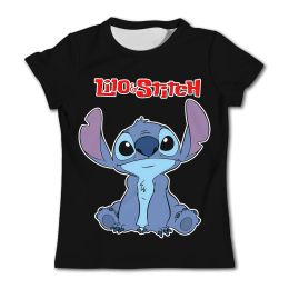 Summer Children Top Stitch Print Kids Short Sleeve T-shirt Girls Birthday T Shirts Boys' Clothing Casual O-Neck Shirt for Child