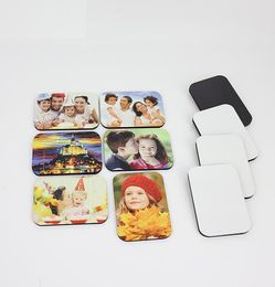 7504cm MDF Wood Fridge Magnets Sublimation Blank Stickers Customised Wooden Refrigerator Magnet WB23929136781