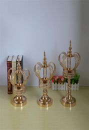 Candle Holders Metal Holder Gold Candelabra Fashion Wedding Stand Exquisite Candlestick Table Christmas Home Decor2755286