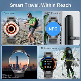 2023 GPS For Huawei Watch 4 Pro Smart Watch Women AMOLED 454*454 HD Screen Blood Sugar IP68 Waterproof NFC Man Smartwatch Clock