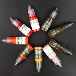 10ML/Bottle Professional Tattoo Pigment Inks Organic Permanent Makeup Paints Supplies For Body Beauty Tattoo Art Tattoo Ink