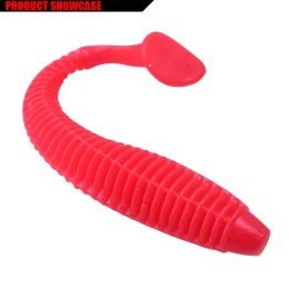 5pcs/Lot Fishy Smell Silicone Worm Fishing Soft Lures 9.5cm 3g Jig Wobbler Tail Swimbait Aritificial Bait Bass Pike Pesca Tackle