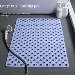 Bath Mats Homaxy Non-Slip Bathroom Mat Soft PVC Anti-skid Shower Rug Waterproof Carpet With Suction Cup Home Decoration