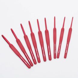 1 Piece Tulip Crochet Hooks Original Etimo Red Crochet Needles Tulip Hook Sweater Yarn Crochet knitting Hook