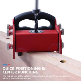 Multi-angle Pocket Hole Jig Oblique Hole Locator Drilling Tool Kit 6/8/10/12mm Dowel Jig Aluminium Joinery Woodworker Tools