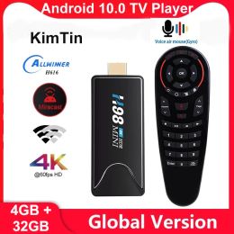 Box 2022 Smart Tv stick Android TV Box 10 4G 32G 3D Video 4K 2.4G 5G Wifi Bluetooth H616 QuadCore Set top box TV Dongle receiver