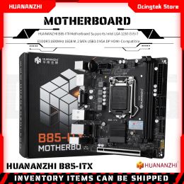 Motherboards HUANANZHI B85ITX Motherboard Supports Intel LGA 1150 i3 i5 i7 E3 DDR3 1600MHz 16GB M.2 SATA USB3.0 VGA DP HDMICompatible