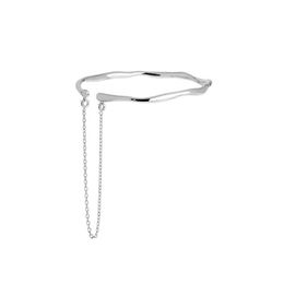 Alien geometric armband, pearl tassel Y2K arm bracelet, niche design, cool and high-end feel, bracelet for men and women