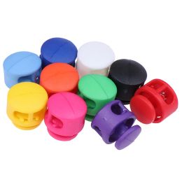 10Pcs/pack Cord Lock Stopper Buckles Clamp Toggle Clip DIY Shoelace Bag Accessories