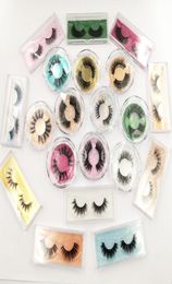 custom logo Eyelashes Bulk Whole 30 styles 3d Mink Lashes Pack Natural Thick False Eyelash Handmade Makeup FalseLashes9628964