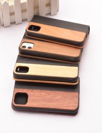 Luxury Flip magnetic Wood cases Leather Wallet Phone Case wooden cover For iPhone 13 12 pro max1035800