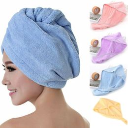 Swimming Towel Soft Shower Cap Microfiber Bath Towel Hair Dry Quick Drying Lady Bath Towel Hat for Lady Man Turban Head Wrap