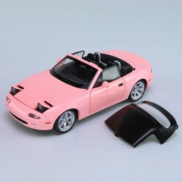 1:32 Mazda MX5 MX-5 Supercar Alloy Die Cast Toy Car Model Sound and Light Pull Back Toy Collectibles Birthday gift