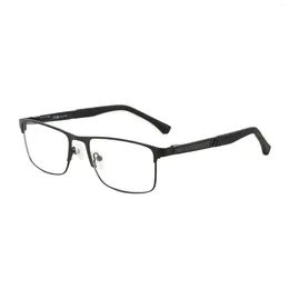 Sunglasses ZENOTTIC 2024 Fashion Anti Blue Light Blocking Reading Glasses High-quality Metal Presbyopic Square Computer Eyeglasses ZR3208