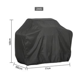 BBQ Cover Outdoor Dust Waterproof Weber Heavy Duty Grill Cover Rain Protective Outdoor Barbecue Cover Round Bb