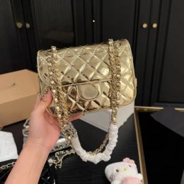 Designer Bag Luxury cc Star Purse Mirrored Leather Double Chain Bag Luxury Crossbody Bags