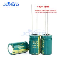 10PCS Aluminium electrolytic capacitor 400V 15UF high frequency low resistance long life 15UF 400V 10*17 10*13 13*17 8*16MM