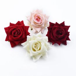 5/10Pcs Artificial Flowers Cheap DIY Valentine's Day Gifts Candy Box Scrapbook for Wedding Wall Christmas Decorations for Home